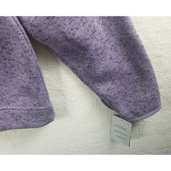CHAMPION Woman's XL Purple heather Jacket Sweater Knit Zip Pockets Outdoors nwt - Picture 5 of 16